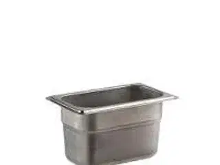12 stk. Kantine EHG-stål 1/9 GN D100 mm 0,9 ltr