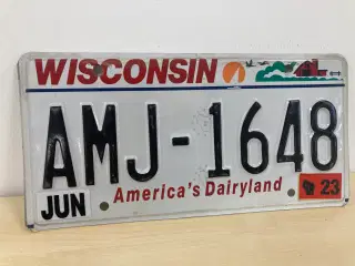 Wisconsin amerikansk nummerplade