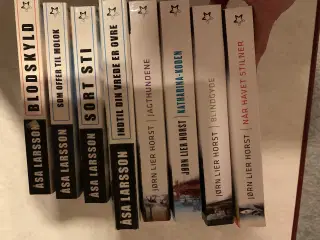 Krimier. 8 stk. kr. 150,-