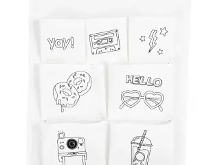 Praktisk Lommeophæng til Kreativ Opbevaring, Hvid