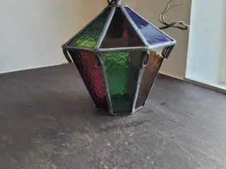 Lampe med blyindfattet glas