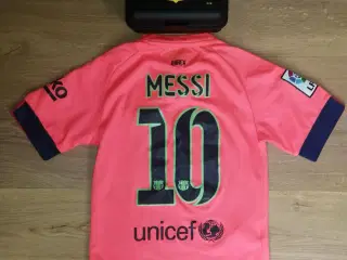FC BARCELONA MESSI 2014-15 STR. 4-5 ÅR OG MADKASSE