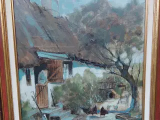 HENNING BUSK -- oliemaleri