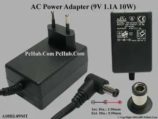 Strømforsyning AKII TECHNOLOGY A10D2-09MT +9VDC