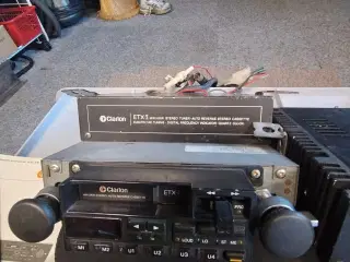 Retro Clarion autoradio/båndspiller