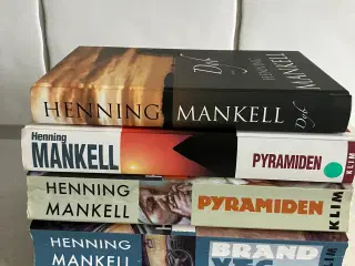 Bøger af forfatteren Henning Mankell 4 stk. 