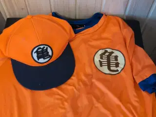 Dragon Ball t-shirt og cap