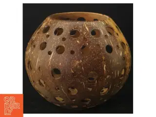 Dekorativ kokosnødde-lampe (str. Ø. 10 cm. og ø, 5 cm)