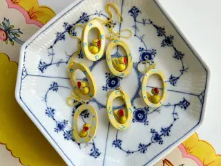 Fugle i ring, 6 stk samlet