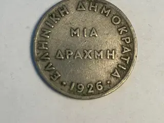 1 Drachme 1926 Greece