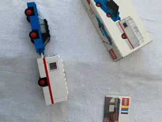Lego bil med campingvogn fra 1970´erne 656