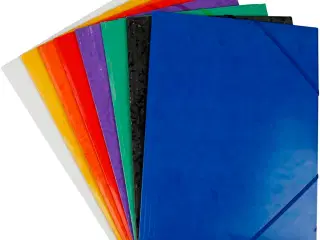 Elastikmappe A4 - Assorterede Farver, 24 stk.