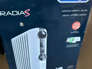 Mobil EL-radiator på hjul, 2000W (helt ny)