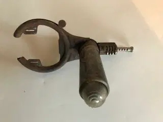 Antik cykellås med lygte