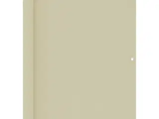 Altanafskærmning 120x500 cm oxfordstof cremefarvet