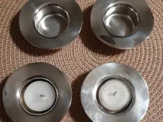 4 stk. Hejl lysestage