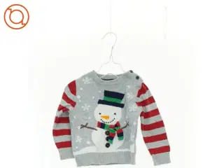 Sweatshirt med snemand (str. 74 cm)