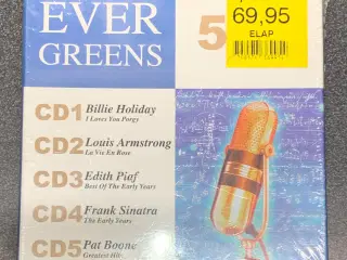 CD - Ever Greens 5 stk i boks