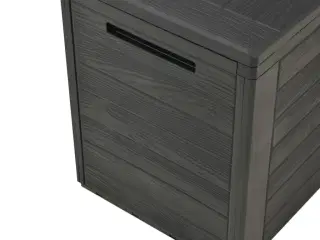 Opbevaringskasse til haven 116x44x55 cm antracitgrå