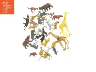 Dyrefigurer med dyr fra zoo.