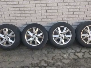 Alufælge med vinterdæk- bl.a. til Opel Corsa D