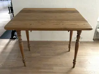 Klapbord i fyrretræ, antik