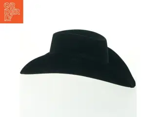 Sort cowboyhat fra Boland (str. Ø 18 cm)