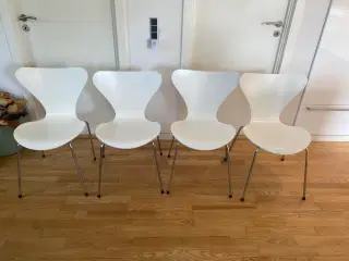 4 stk. Fritz Hansen 3107 Serie 7´er stole 