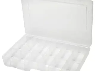 Praktisk systemkasse med 18 rum - 27x19 cm