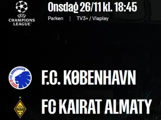 FCK v FC Kairat, Nedre C, F.C. København, Parken