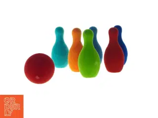 Legetøjs bowling sæt i blødt skum (str. 13 cm)