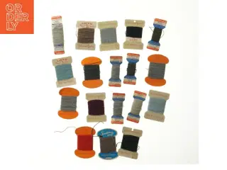 Broderigarn og uldgarn samling