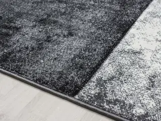 Hawaii Kortluvet Tæppeløber Ternet - Grå - 80x150 (Løber)