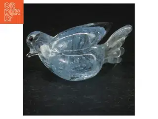 Glasfugl skulptur (str. 9,5 cm)