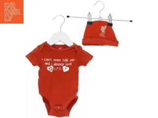 Liverpool F.C. bodystocking og hue sæt fra L.f.c (str. 62)