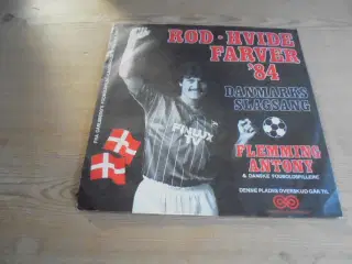 Single: Rød-hvide farver ’84 – Flemming Antony