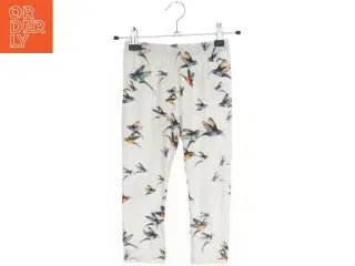 Leggings med fugleprint fra Kids Up (str. 116)