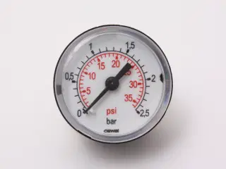 0-2 bar, ø40 mm manometer