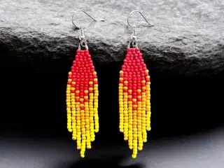 Grønlandske perle øreringe