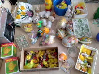 Stor Samling af ældre Påskepynt