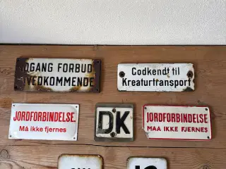Emaljeskilt 