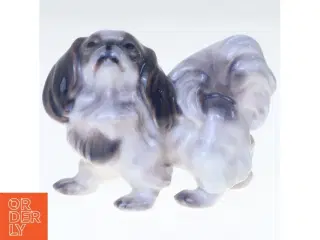 Dahl Jensen pekingeser nr. 1146, intakt, 1. sorterings porcelænsfigur (str. højde 9 cm)