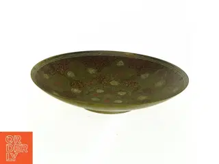Dekorativ messingbakke (str. 19,5 cm i diameter)