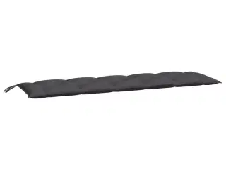 Hynde til havebænk 180x50x7 cm oxfordstof antracitgrå