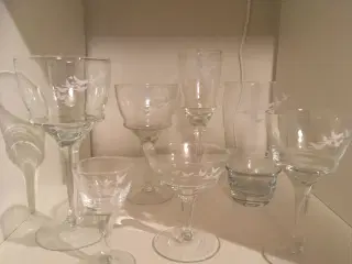 Svanestellet glas