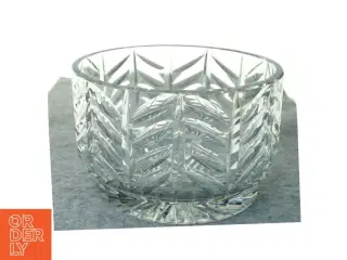 Skål i glas (str. 21 x 13 cm)