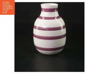 Stribet vase fra K&#228;hler fra K&#228;hler (str. 7x12 cm)