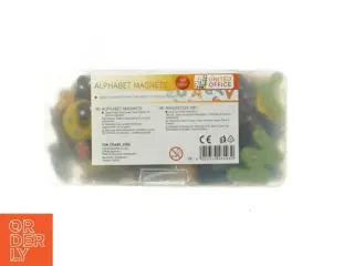 Alfabet magneter fra United Office (str. 100 stykker)
