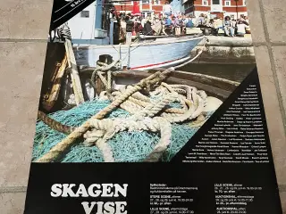 Plakat Skagen Visefestival 1986