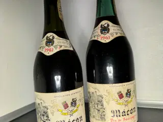 Vin og spiritus, Macon rødvine fra 1961